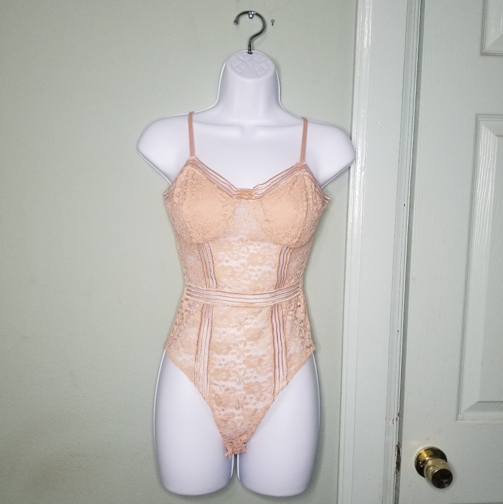 Charlotte Russe size XS Nude colored Teddy